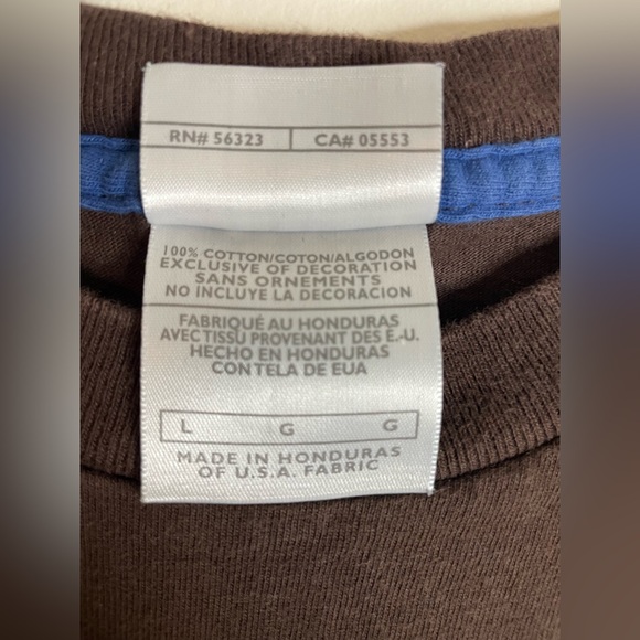 NIKE Vintage 90s Y2K Brown Embroidered Logo‎ Tee | Large - Picture 10 of 11